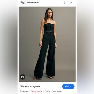 New with tags Reformation Ella Knit Jumpsuit